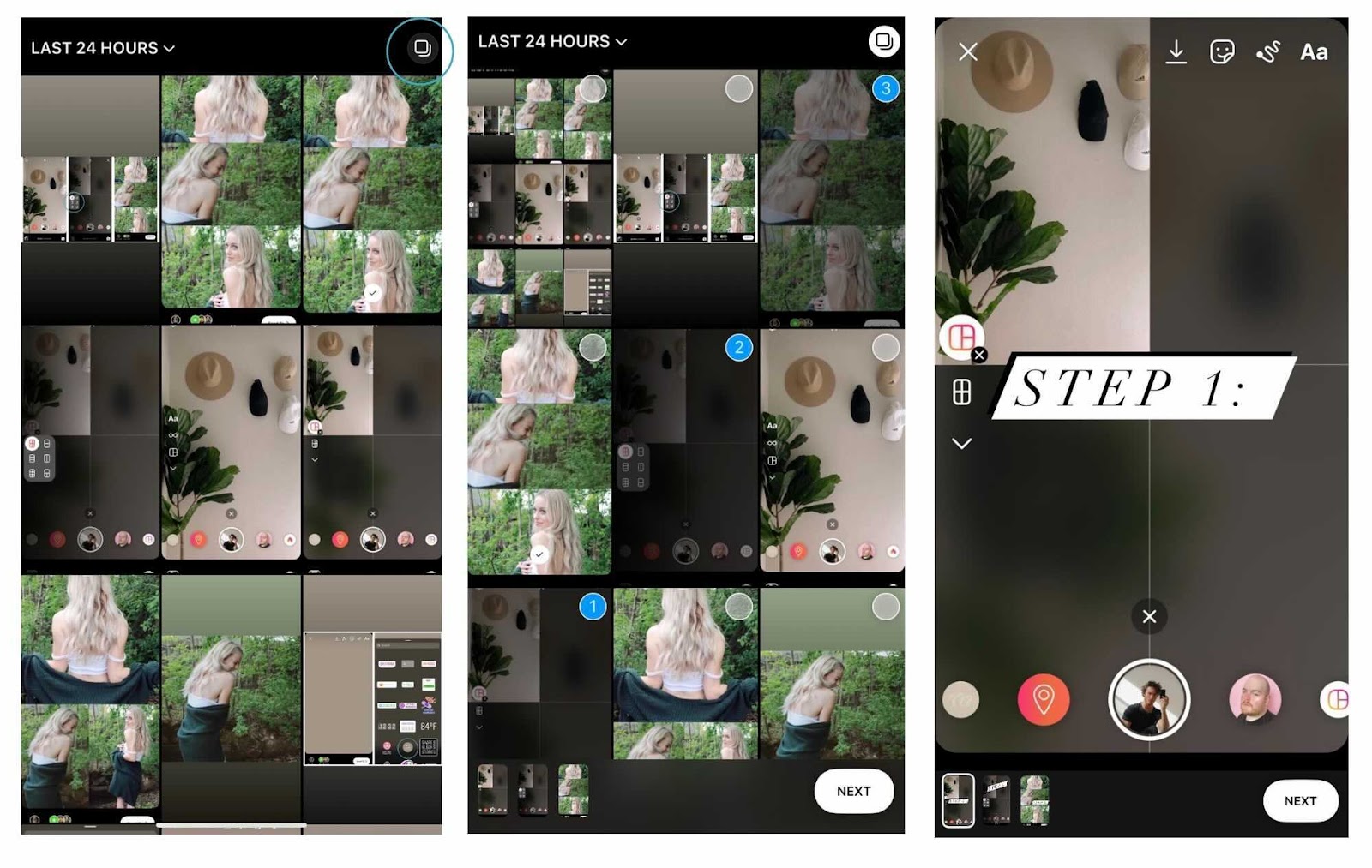 Adding multiple photos to Instagram Stories tutorial.